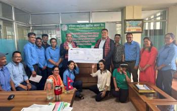 १०० रूपैयाँमै मिर्गौला परीक्षण गर्ने किड्नी केयरलाई महिला लघुवित्तद्वारा पाँच लाख सहयोग